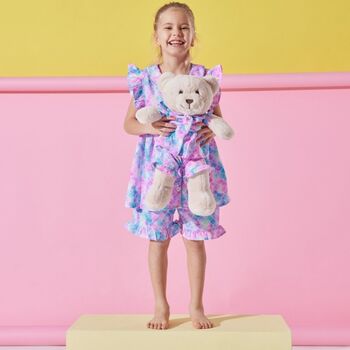 The Little Mermaid Pyjama Set With Matching Teddy Bear, 3 of 4