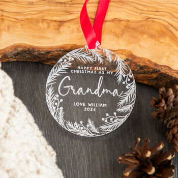 New Grandma Personalised Keepsake Ornament, 3 of 5