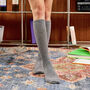 Soft Cashmere Wool Knee Socks Everyday Bed Socks, thumbnail 3 of 8