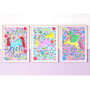 Lilac Unicorn Nursery Print Set – Set Of Two Or Three Whimsical Wall Art Prints, thumbnail 1 of 12