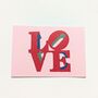 Love Mini Print 7cmx10cm Art Print Fsc Paper, thumbnail 1 of 3