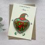 Sparkly Personalised Elf Hug Card, thumbnail 1 of 2