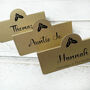 Gold Personalised Christmas Place Cards, thumbnail 4 of 5