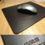 Personalised Leather Mouse Mat, Black, thumbnail 2 of 10