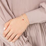 Sterling Silver July Birthstone Bracelet, thumbnail 2 of 9