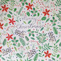 Christmas Floral Wrapping Paper, thumbnail 5 of 8