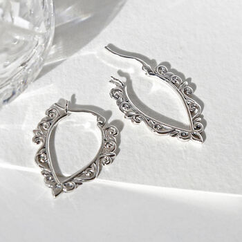 Sterling Silver Harmony Hoops, 4 of 5