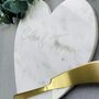 Personalised Heart Shaped Marble Serving Platter, thumbnail 3 of 4