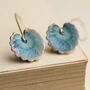 Blue Leaf Earrings, thumbnail 8 of 12