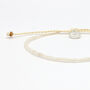 Ka'anapali Frosted Glass Beaded Anklet, thumbnail 3 of 12