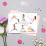 Yoga Birthday Card, thumbnail 1 of 8