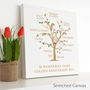 Personalised Golden Anniversary Family Tree Print, thumbnail 8 of 12