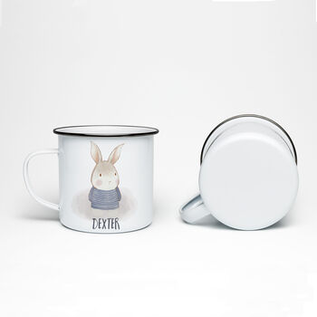 Rabbit Enamel Mug, 2 of 4