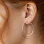Silver Overlapping Two Way Ear Jacket Earrings, thumbnail 7 of 8