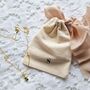Tiny Initial Gold Vermeil Necklace With Personalised Gift Pouch, thumbnail 4 of 12