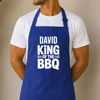 Personalised King Of The BBQ Apron, 2 of 7