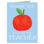 Mini Thank You Teacher Apple Card, thumbnail 2 of 4