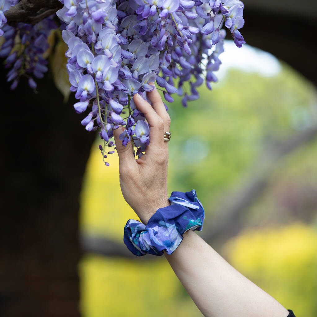 Sustainable Hair Accessories Dual Print Scrunchies By KAPDAA The