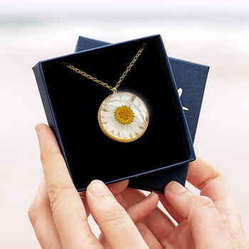 Personalised Pressed Daisy Necklace, 2 of 11