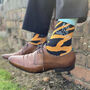 Tiger Feet Personalised Groomsmen Socks, thumbnail 1 of 3