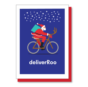 Funny Bike Lovers Christmas Card, Deliver Roo, 9 of 10