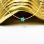 Turquoise Star Gold Vermeil Or Sterling Silver Necklace, thumbnail 1 of 5