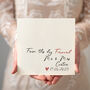 From This Day Forward Personalised Wedding Card, thumbnail 1 of 3
