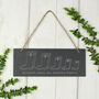 Personalised Families Welly Boot Hanging Plaque Sign, thumbnail 1 of 3