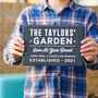 Personalised Garden Slate Sign, thumbnail 1 of 2
