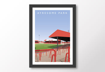 Middlesbrough Fc Ayresome Park Holgate End Poster, 8 of 8