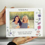 Personalised Wild Flowers Box Photo Frame, thumbnail 2 of 3