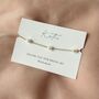 Personalised Freshwater Pearl Bracelet, 18 K Gold Plated, thumbnail 3 of 5