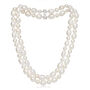 Double Strand Round And Oval Pearl Necklace, thumbnail 1 of 4