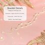 Your Hard Work Paid Off Bracelet | Exam Results And Congratulations Gift, thumbnail 7 of 11
