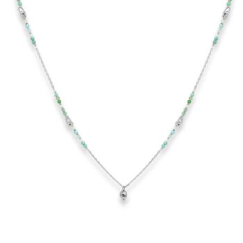 Ziva Multi Gem Pebble Necklace, 3 of 5