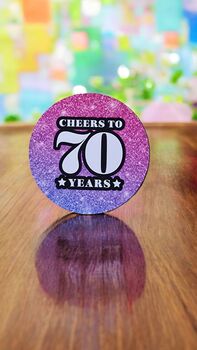 Happy Birthday Badge 50th 60th 70th 80th 90th And 100, 5 of 9