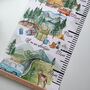 Personalised Off On An Adventure Height Chart, thumbnail 6 of 6