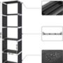 Five Tier Black Bookcase Storage Shelf, thumbnail 8 of 8