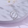 Sterling Silver Hammered Cross Ring, thumbnail 6 of 11
