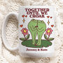 Personalised 'Together Until We Croak' Frog Mug, thumbnail 1 of 6