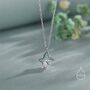 Sterling Silver Ivy Leaf Pendant Necklace, thumbnail 1 of 10