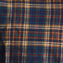 Men's Dark Blue Check Brushed Cotton Pyjamas, thumbnail 4 of 4
