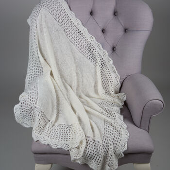 ivory cashmere shawl
