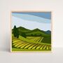Rolling Hills Small Framed Paint By Numbers, thumbnail 3 of 5