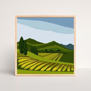 Rolling Hills Small Framed Paint By Numbers, 3 of 5