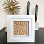 Five Years Wooden Wedding Anniversary Framed Gift, thumbnail 1 of 5