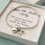 Personalised 18th Birthday Bracelet With Heart, thumbnail 1 of 4