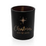 Personalised Christmas Star Glass Candle Holder, thumbnail 7 of 8