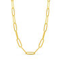 Alice Gold Paperclip Chain Necklace, thumbnail 2 of 4