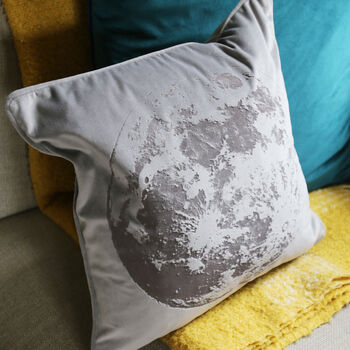 Full Moon Velvet Cushion, 2 of 8